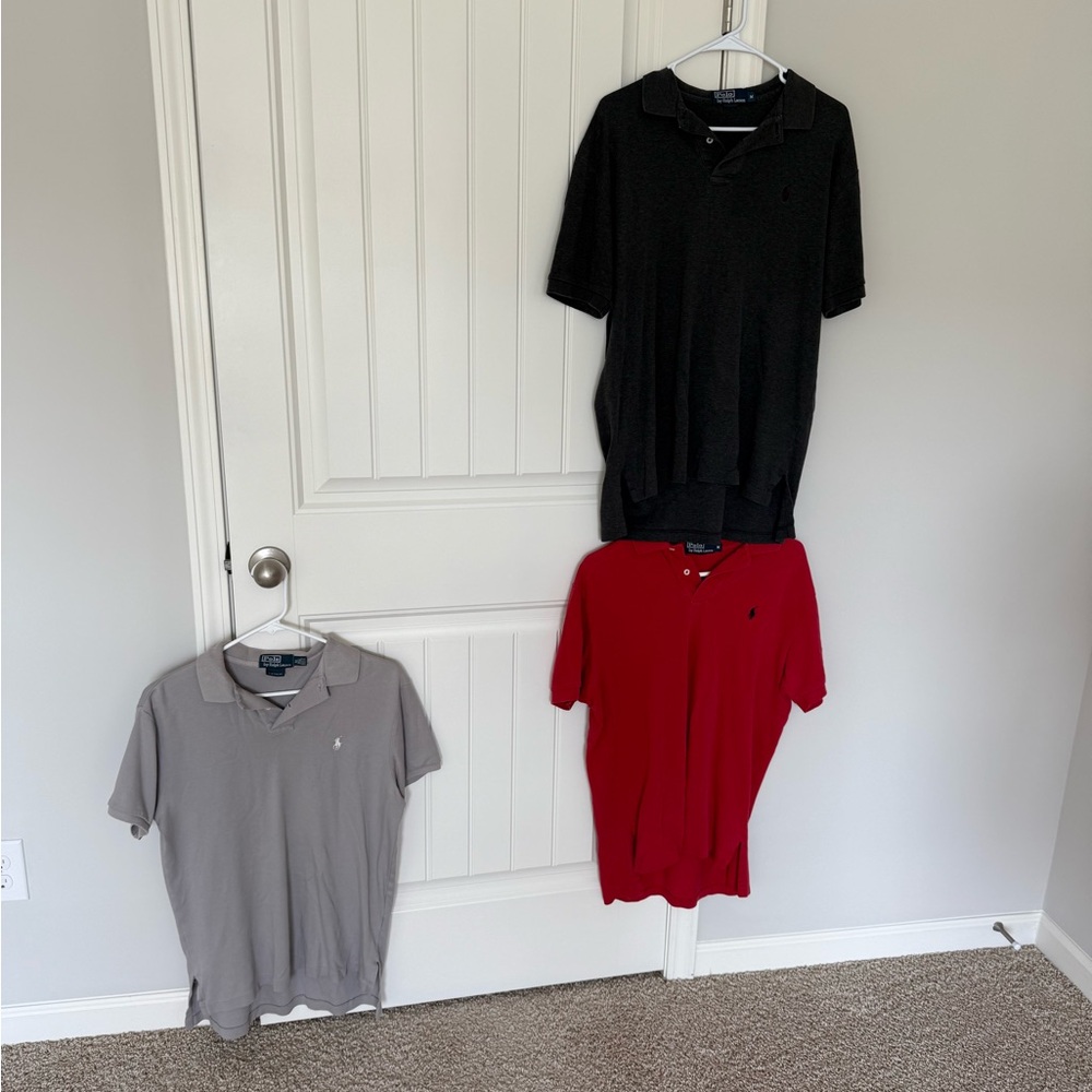 3 Men’s Polos Size M